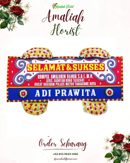Papan Bunga Ucapan Selamat Pasirloa
